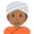 person wearing turban, medium-dark skin tone